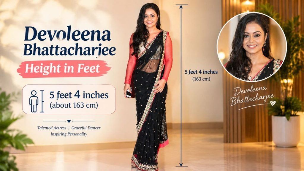 Devoleena Bhattacharjee Height in Feet