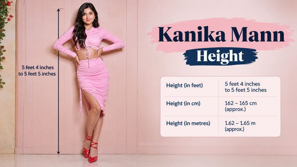 Kanika Mann Height, Weight and Physical Appearance
